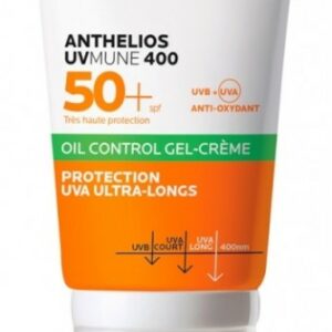 UVmune 400 Gel-Crème Oil Control SPF50+ Sans Parfum 50 ml