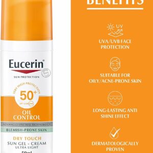 EUCERIN Sun Gel-Crème Oil Control Dry Touch SPF 50+