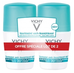 Traitement Anti-Transpirant 48H Lot de 2 x 50 ml