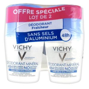 Déodorant Minéral 48H Roll-On Lot de 2 x 50 ml